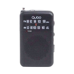 RADIO PORTATIL QUBO RS1 A PILAS ,ANALOGICA
