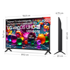TV 43 LG 43UA75006LA 4K Ultra HD (3,840 x 2,160)
