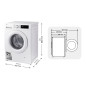 Lavadora Samsung WW90CGC04DTEEC, 9kg, 1400rpm, A-1