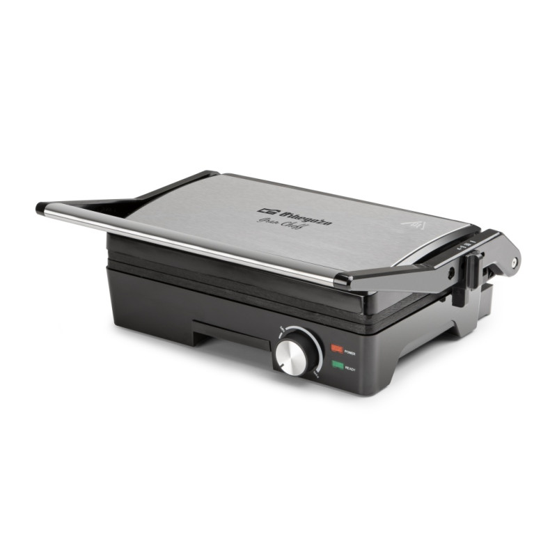 Grill Orbegozo GR3810, 27,5x17cm, 1600w, 180º Abat