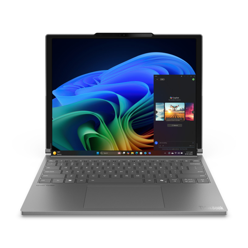 ThinkBook Plus G6 Rollable Copilot+ PC Intel Core Ultra 7 258V Portátil 35,6 cm (14) 32 GB LPDDR5x-SDRAM 1 TB SSD Wi-Fi 7 (802.11be) Windows 11 Pro Español Gris