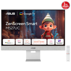 ZenScreen Smart Monitor MS27UC pantalla para PC 68,6 cm (27) 3840 x 2160 Pixeles 4K Ultra HD LCD Gris