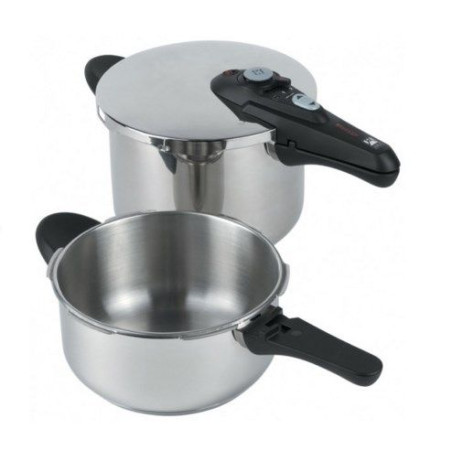 Set olla presión Bra A185105, vitesse, 4l+7l