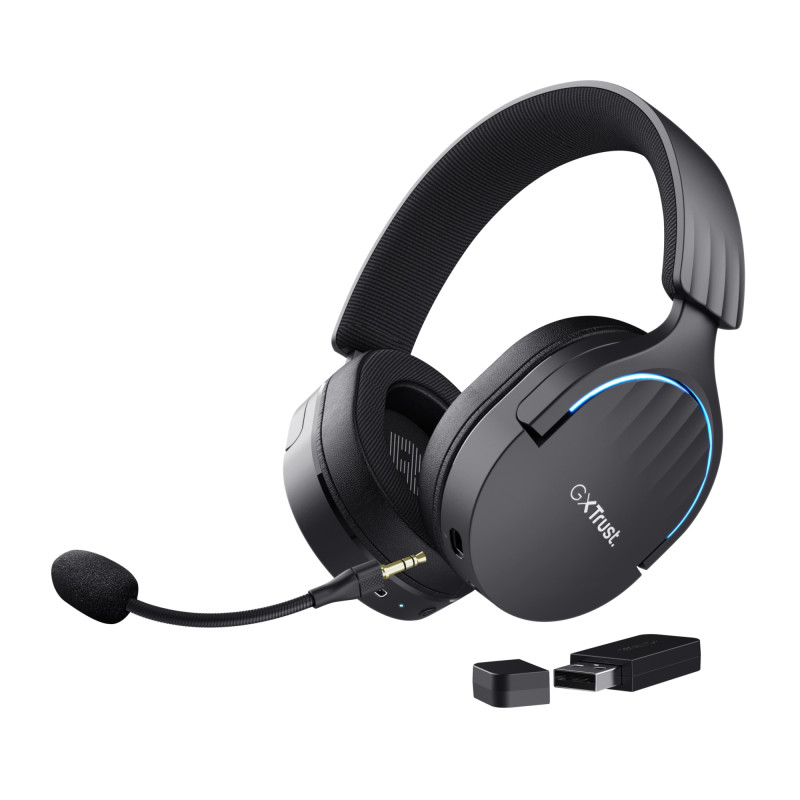 GXT 491 Fayzo Auriculares Inalámbrico y alámbrico Diadema Juego USB Tipo C Bluetooth Negro