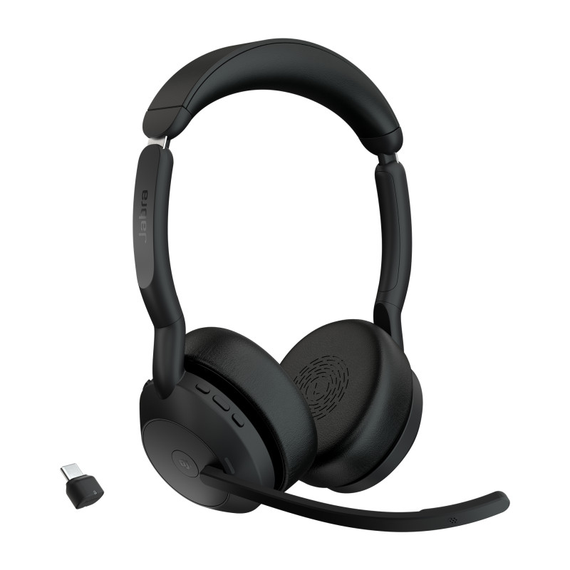 Evolve2 55 Auriculares Inalámbrico Diadema Oficina/Centro de llamadas Bluetooth Negro