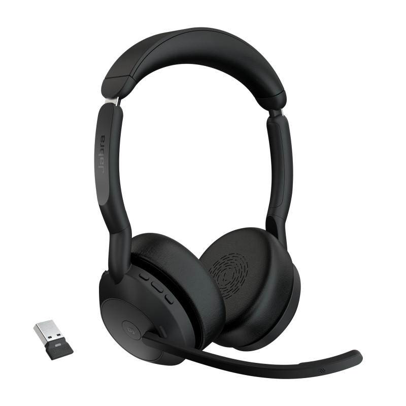 Evolve2 55 Auriculares Inalámbrico Diadema Oficina/Centro de llamadas Bluetooth Negro
