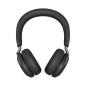 Evolve2 75 Auriculares Inalámbrico y alámbrico Diadema Llamadas/Música USB Tipo C Bluetooth Base de carga Negro