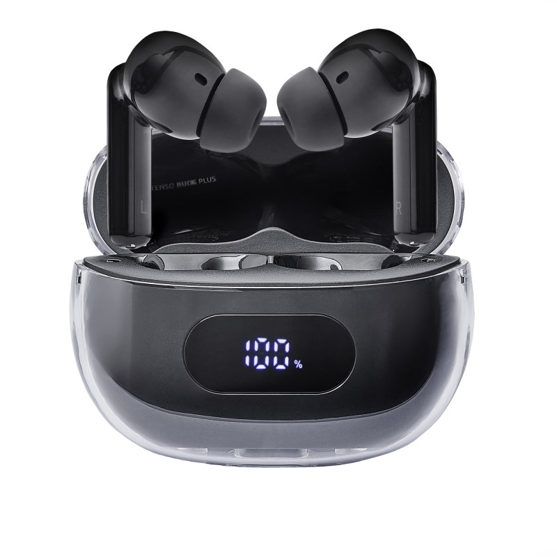 Buds Earphone Plus T310AE Black Auriculares True Wireless Stereo (TWS) Dentro de oído Llamadas/Música/Deporte/Uso diario USB Tipo C Bluetooth Negro