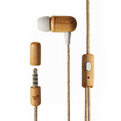 Eco Cherry Wood Auriculares Alámbrico Dentro de oído Música Madera