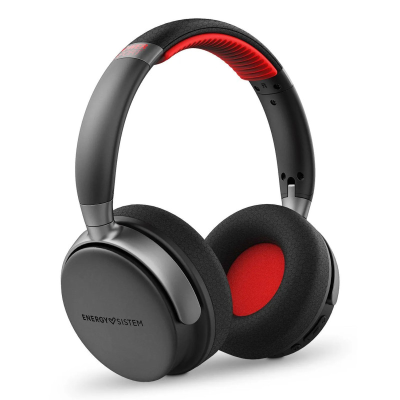 Power Sport Auriculares Inalámbrico y alámbrico Diadema Deportes USB Tipo C Bluetooth Negro, Rojo
