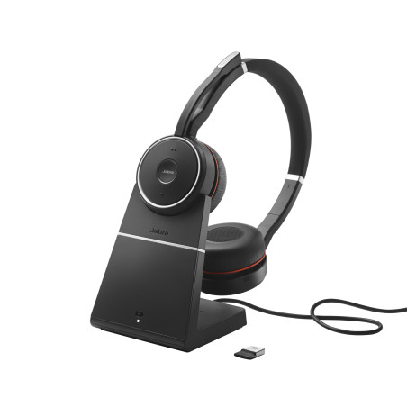 Evolve 75 SE Auriculares Inalámbrico y alámbrico Diadema Llamadas/Música Bluetooth Base de carga Negro