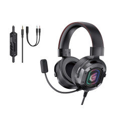 ATHAN03B auricular y casco Auriculares Alámbrico Diadema Juego Negro