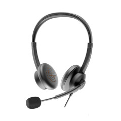AXH-ACEUCD auricular y casco Auriculares Alámbrico Diadema Oficina/Centro de llamadas USB Type-C / USB Type-A Negro