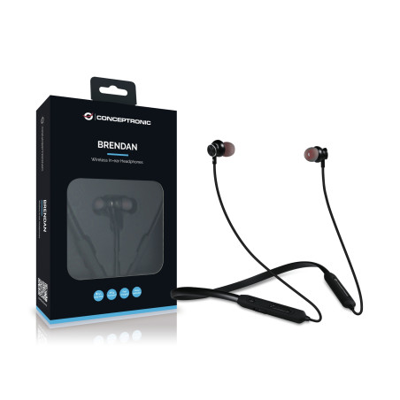 BRENDAN01B auricular y casco Auriculares Inalámbrico Dentro de oído Llamadas/Música Bluetooth Negro