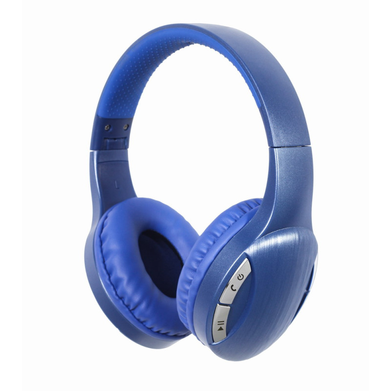 BTHS-01-B auricular y casco Auriculares Inalámbrico y alámbrico Diadema Llamadas/Música MicroUSB Bluetooth Azul