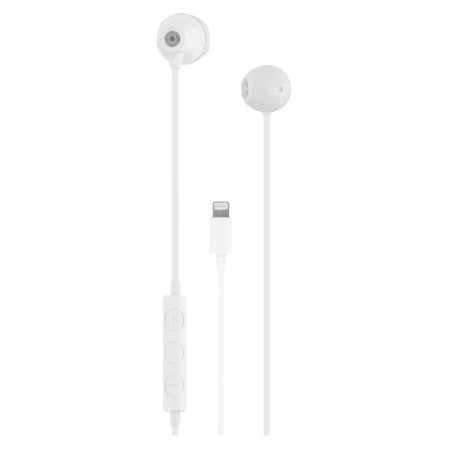 CURV Auriculares Alámbrico Dentro de oído Llamadas/Música Blanco