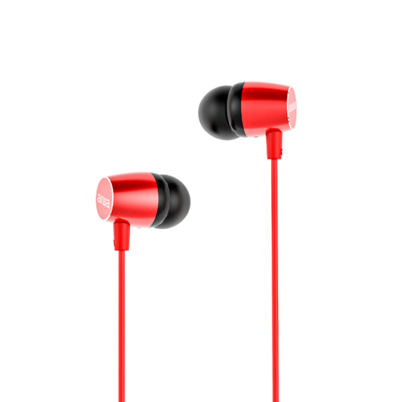 ESTM-30RD auricular y casco Auriculares Alámbrico Dentro de oído Llamadas/Música/Deporte/Uso diario Rojo