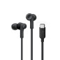 ROCKSTAR Auriculares Alámbrico Dentro de oído Llamadas/Música USB Tipo C Negro