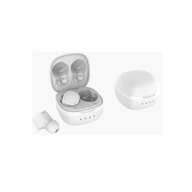 AHR162 Wireless Stereo Earbuds Auriculares Inalámbrico Dentro de oído Llamadas/Música Bluetooth Blanco