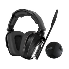 HXAIR auricular y casco Auriculares Inalámbrico Diadema Juego Negro, Plata