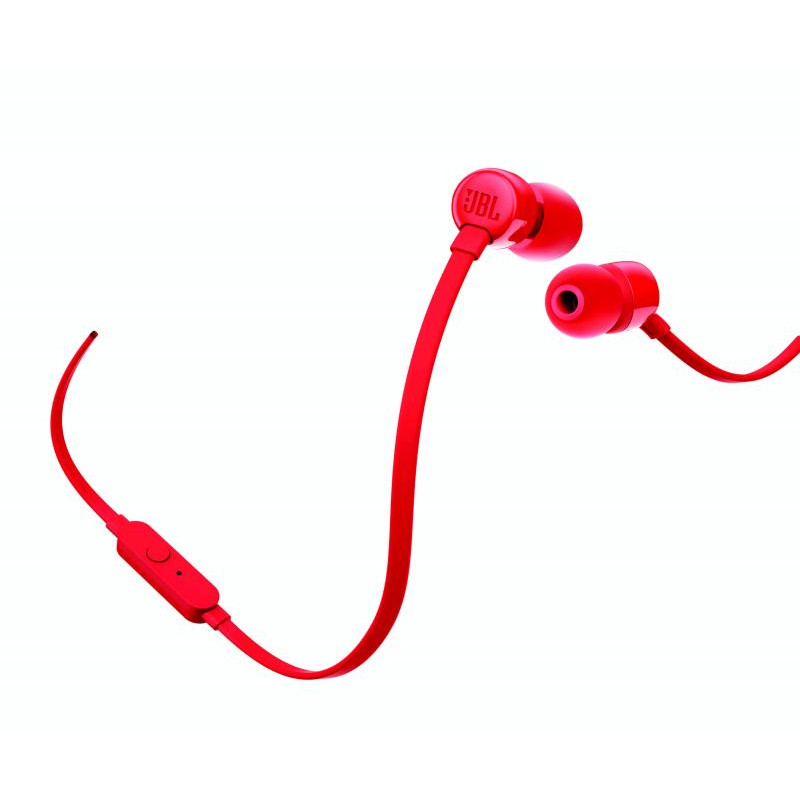 T110 Auriculares Alámbrico Dentro de oído Llamadas/Música Rojo