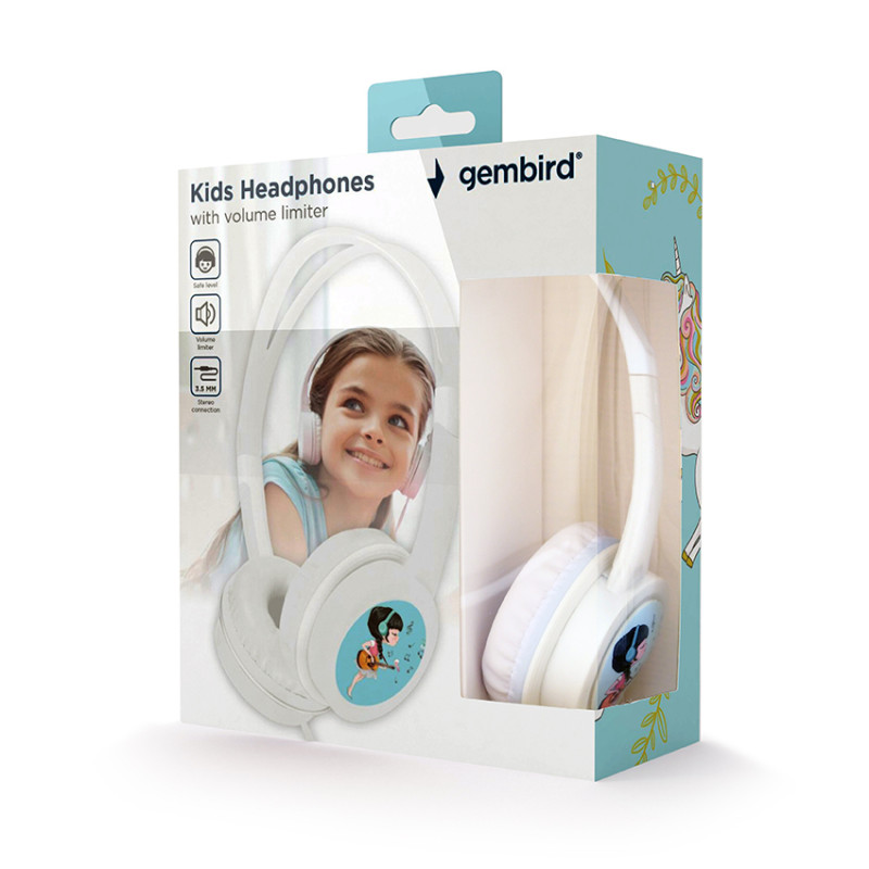 MHP-JR-W auricular y casco Auriculares Alámbrico Diadema Música Blanco