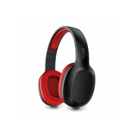 MOVEE Auriculares Inalámbrico Diadema Juego MicroUSB Bluetooth Negro, Rojo