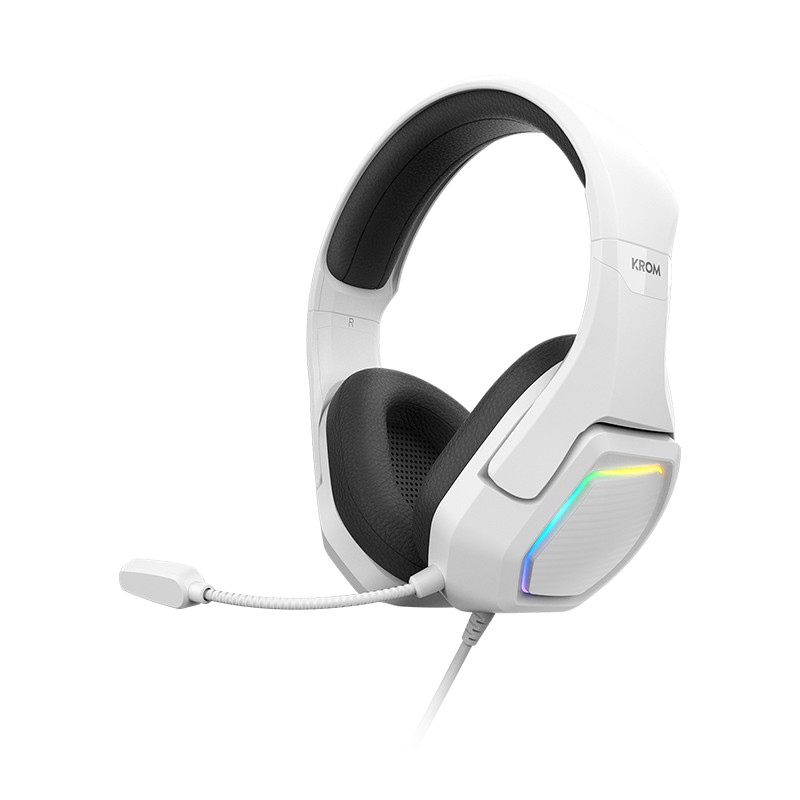 Kopa 7.1 Auriculares Alámbrico Diadema Juego Negro, Blanco
