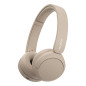 WH-CH520 Auriculares Inalámbrico Diadema Llamadas/Música USB Tipo C Bluetooth Base de carga Crema de color