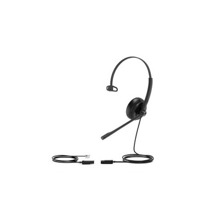 YHS34 Lite Mono Auriculares Alámbrico Diadema Oficina/Centro de llamadas Negro