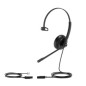 YHS34 Lite Mono Auriculares Alámbrico Diadema Oficina/Centro de llamadas Negro