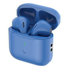 COMPACT Auriculares True Wireless Stereo (TWS) Dentro de oído Llamadas/Música USB Tipo C Bluetooth Azul