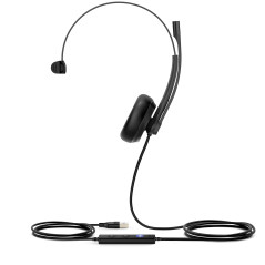 UH34 Mono Teams Auriculares Alámbrico Diadema Oficina/Centro de llamadas USB tipo A Negro