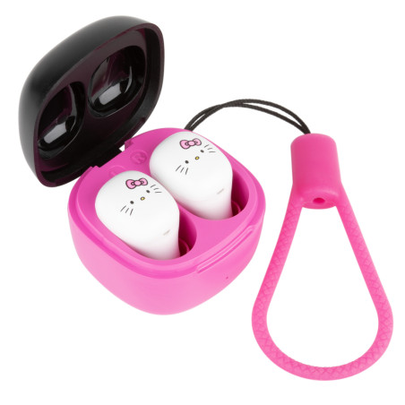 Hello Kitty Auriculares Inalámbrico Dentro de oído Llamadas/Música Bluetooth Rosa, Blanco