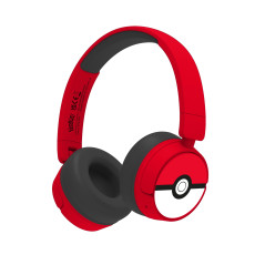 Pokémon PK1000 auricular y casco Auriculares Inalámbrico y alámbrico Diadema Juego USB Tipo C Bluetooth Rojo, Blanco