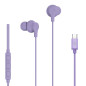 UP1600TYPECVL auricular y casco Auriculares Alámbrico Dentro de oído Llamadas/Música USB Tipo C Violeta