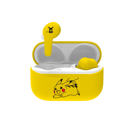 Pokémon Pikachu Auriculares Inalámbrico Dentro de oído Llamadas/Música Bluetooth Amarillo