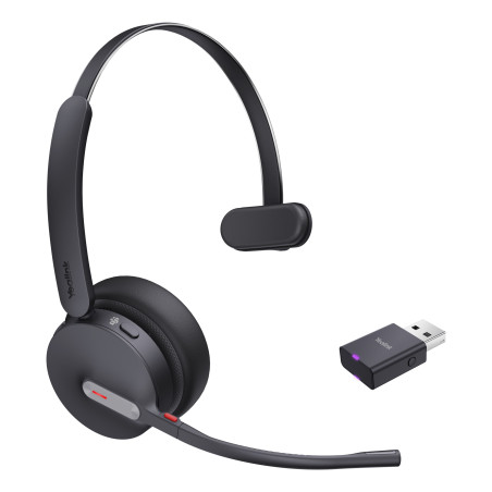 WH64 Hybrid Mono Teams Auriculares Inalámbrico Diadema Oficina/Centro de llamadas MicroUSB Bluetooth Negro