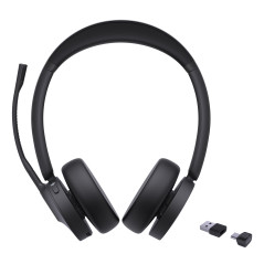 BH70 Dual Teams Auriculares Inalámbrico Diadema Oficina/Centro de llamadas USB Type-C / USB Type-A Bluetooth Negro