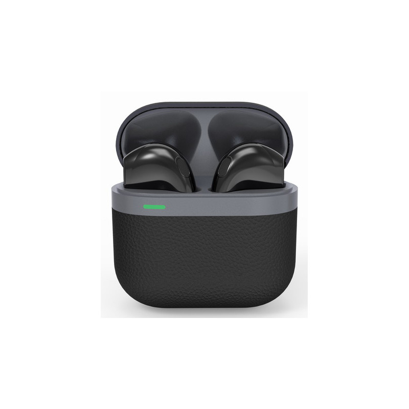 TWS-02-BK auricular y casco Auriculares Inalámbrico Dentro de oído Llamadas/Música Bluetooth Negro, Gris