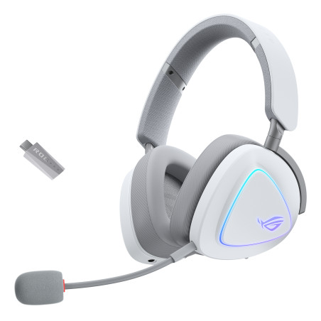 ROG Delta II Auriculares Inalámbrico y alámbrico Diadema Juego USB Tipo C Bluetooth Blanco