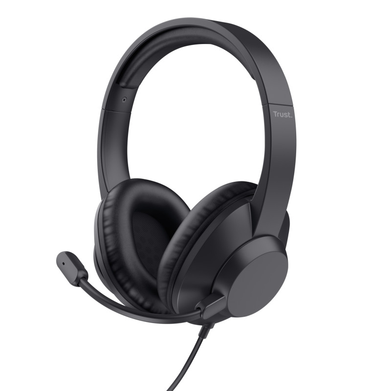 Ayda Max USB Auriculares Alámbrico Diadema Oficina/Centro de llamadas USB Type-C / USB Type-A Negro