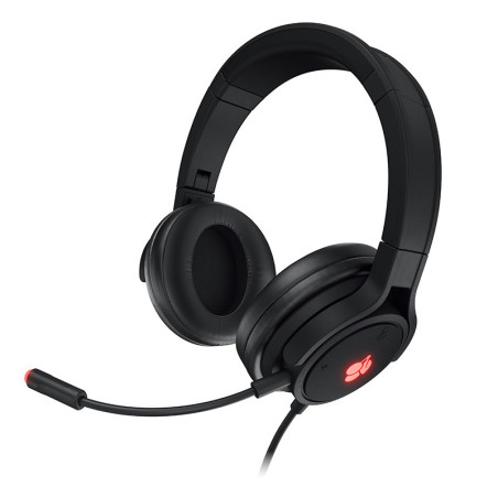 JA-2200 Auriculares Alámbrico Diadema Juego Negro