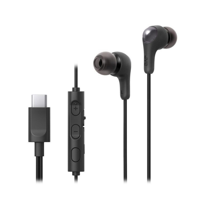 HA-FR9UC Auriculares Alámbrico Dentro de oído Llamadas/Música USB Tipo C Negro