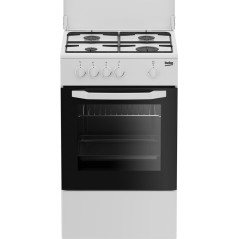 Cocina Beko CSG42009DW, 4 fuegos, 85x50cm, Gas
