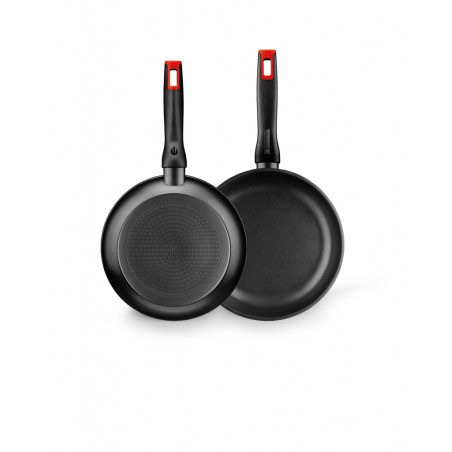 Lote 2 sartenes Monix M270030, cherry, 20-24cm