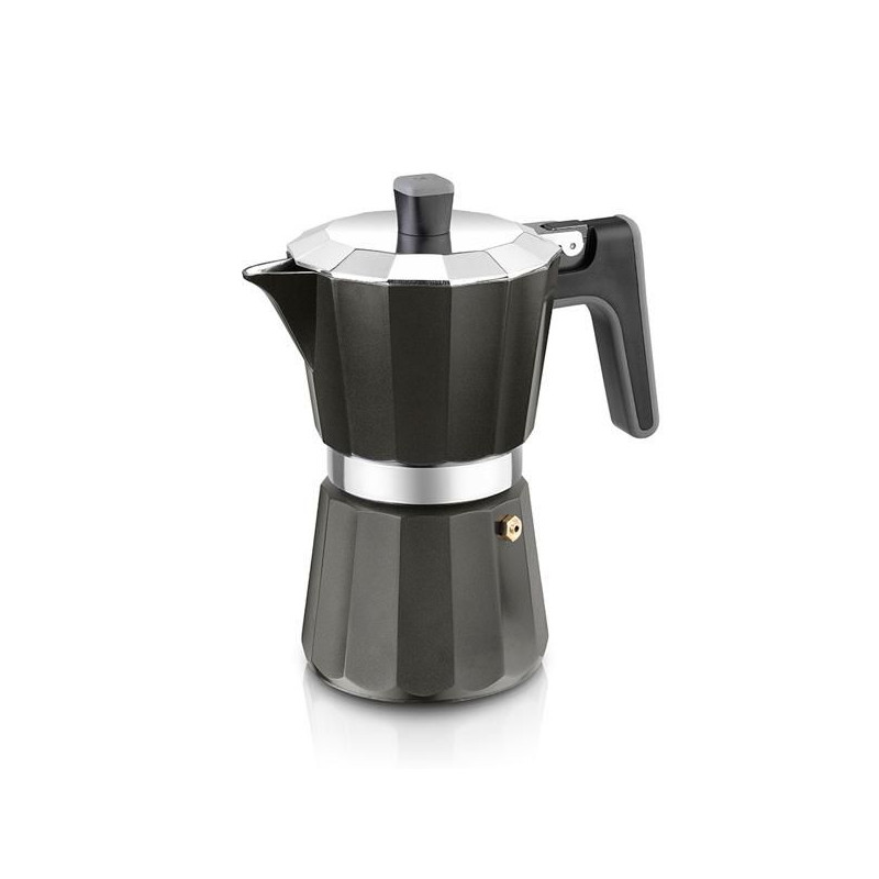 Cafetera acero Bra A170483, 9 tazas perfecta