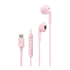HA-FR17UC Auriculares Alámbrico Dentro de oído Llamadas/Música USB Tipo C Rosa
