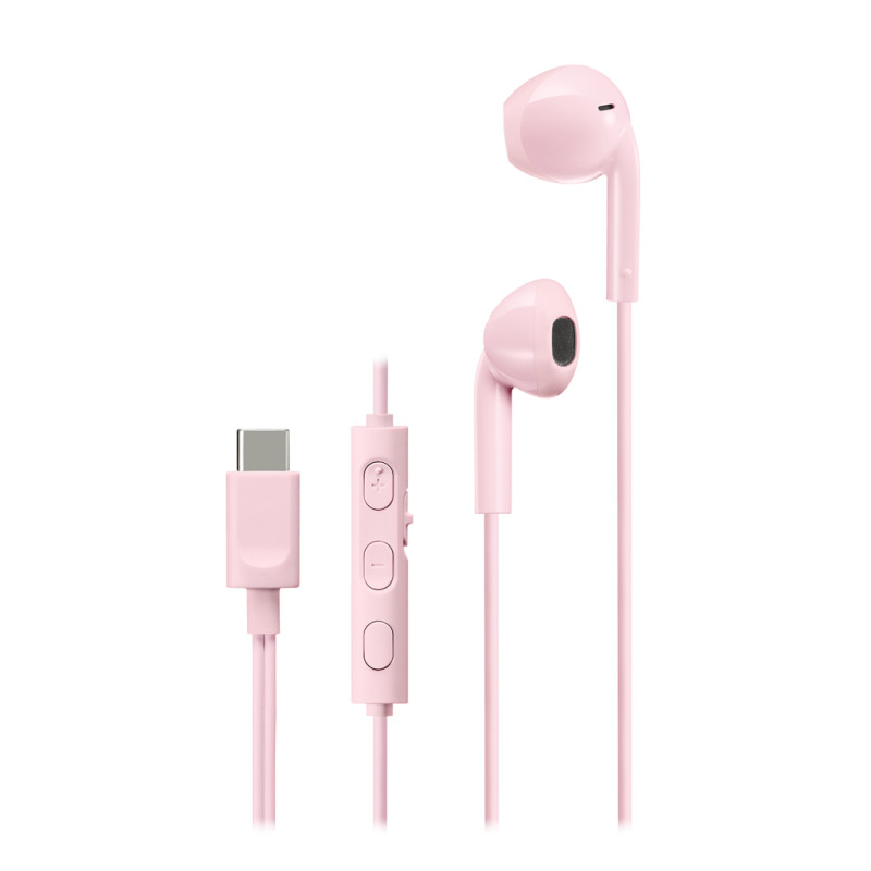 HA-FR17UC Auriculares Alámbrico Dentro de oído Llamadas/Música USB Tipo C Rosa