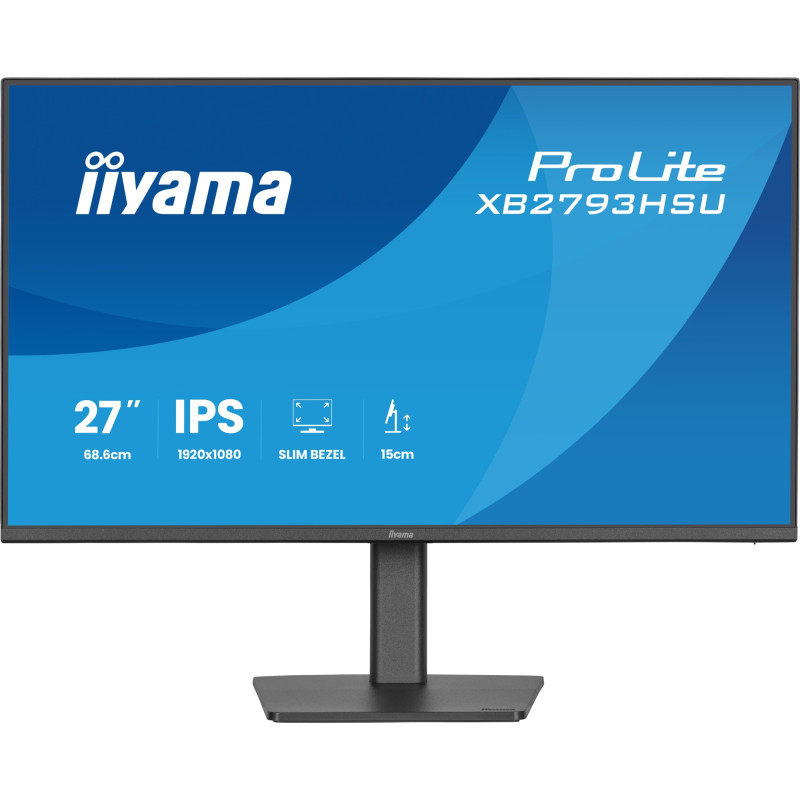 ProLite XB2793HSU-B1 pantalla para PC 68,6 cm (27) 1920 x 1080 Pixeles Full HD LED Negro